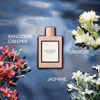 Gucci Bloom perfume bottle for women, featuring floral design and elegant packaging from Gucci's fragrance collection.
