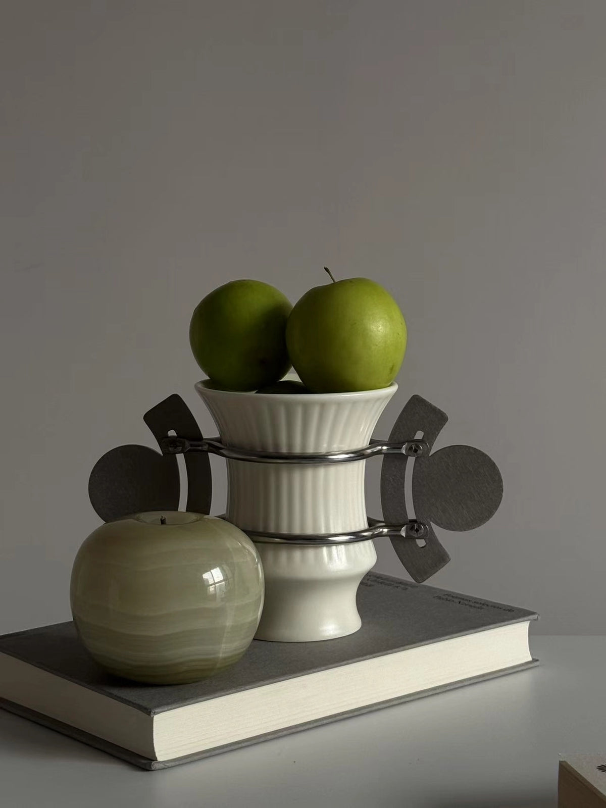 Natural Jade Apple Incense Holder Gift Set - TRLab Shop