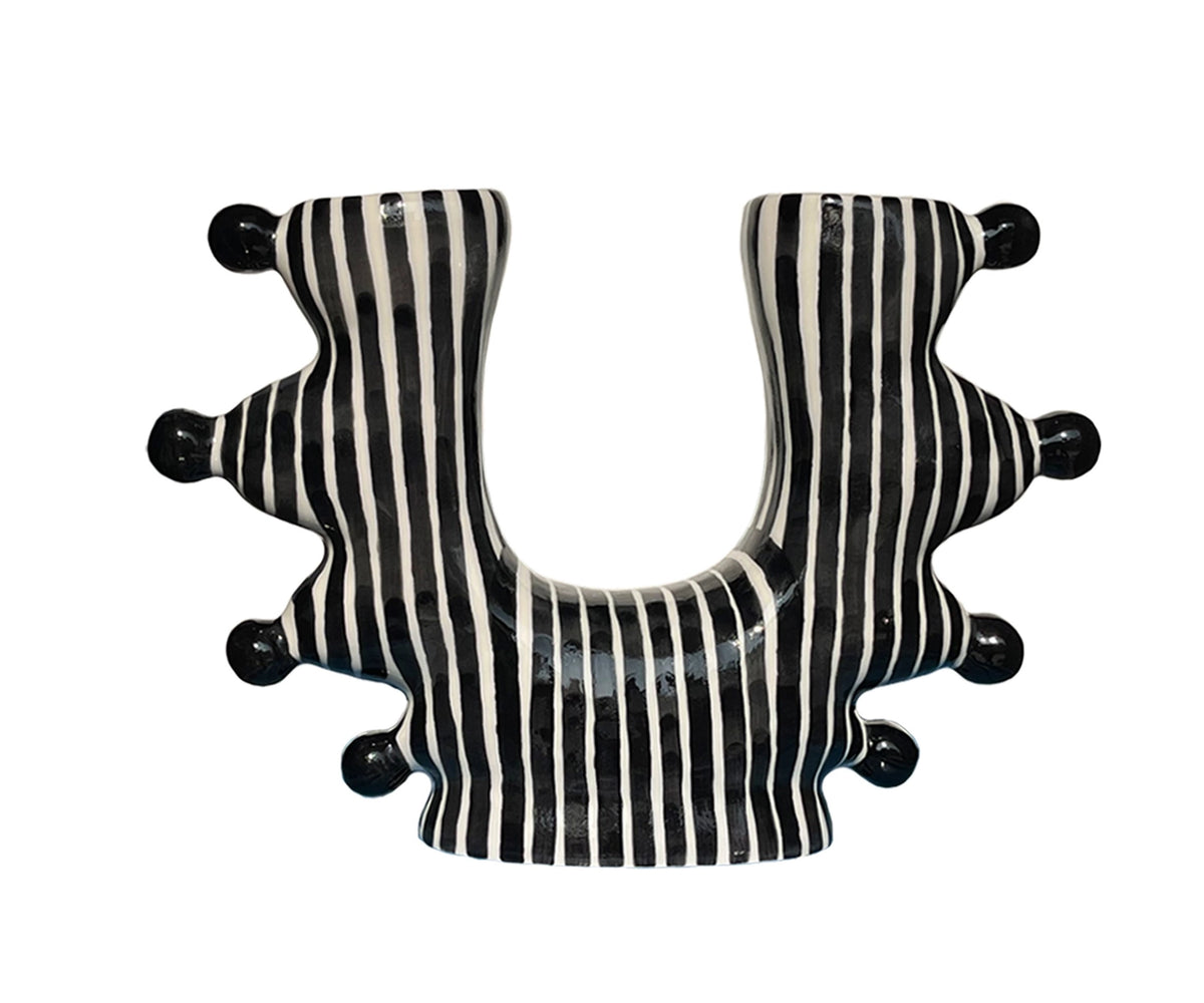 Ceramic U-Shaped Vase - TRLab Shop