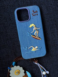 Surf & Tennis Embroidered MagSafe Case - TRLab Shop