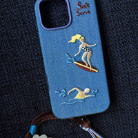 Surf & Tennis Embroidered MagSafe Case