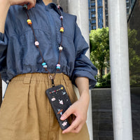 Embroidery animal phone case with colorful stitched design, compatible with various smartphone models, by TRLab Shop.
