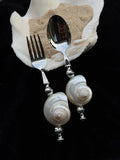 Moonlight Pearl Conch Stainless Steel Spoon & Fork - TRLab Shop