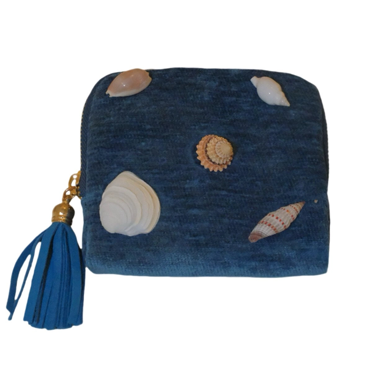Natural Shell Velour Bag by TRLab Shop featuring a soft velour texture and elegant shell design for stylish accessories.