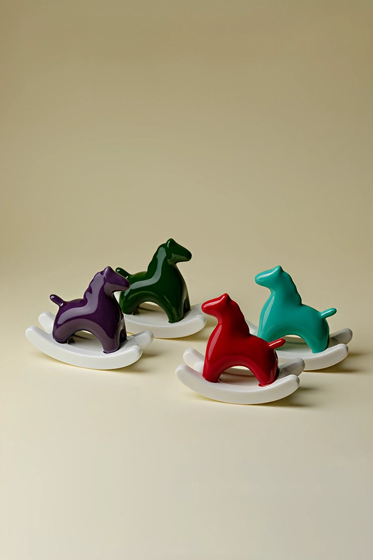 Ceramic Rocking Horse Ornament