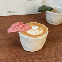 Ceramic Leaf Handle Cup - TRLab Shop