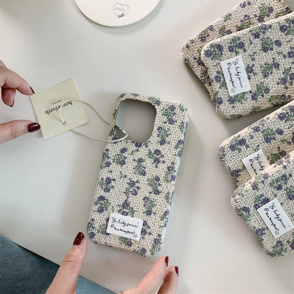 Flax Purple Floral Phone Case - TRLab Shop