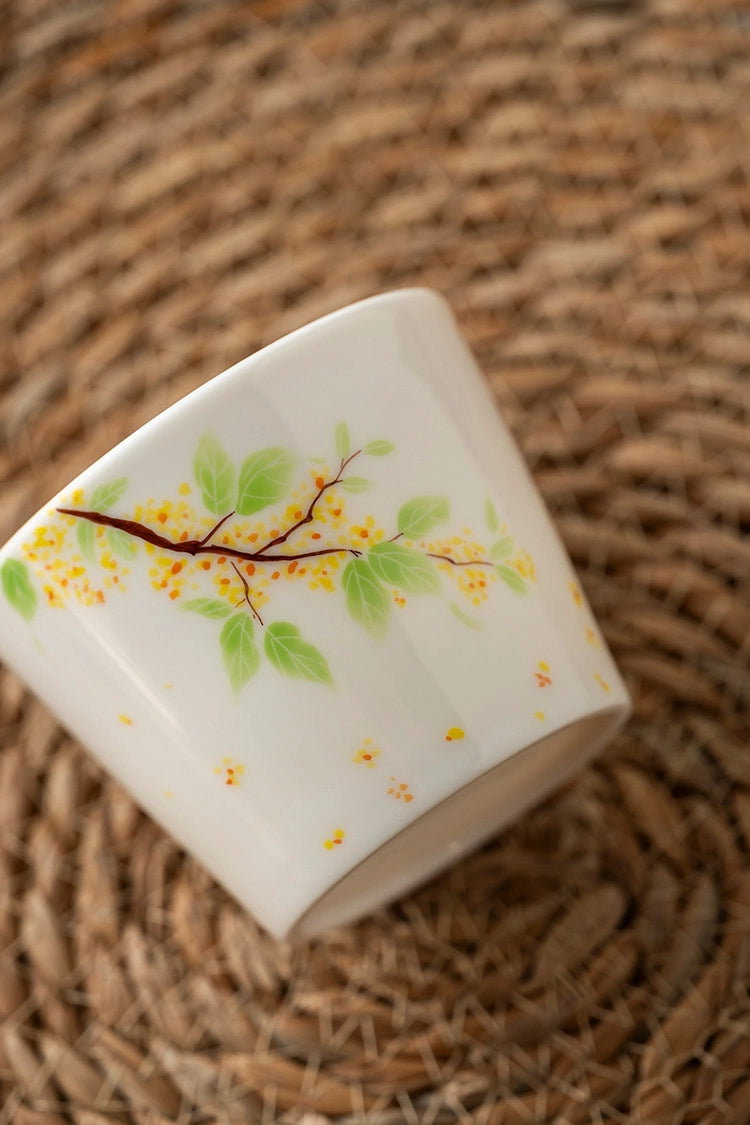 Osmanthus & Persimmons Ceramic Tumbler