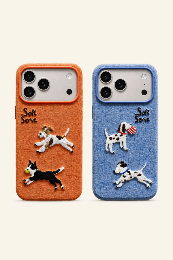 Running Puppy Phone Case