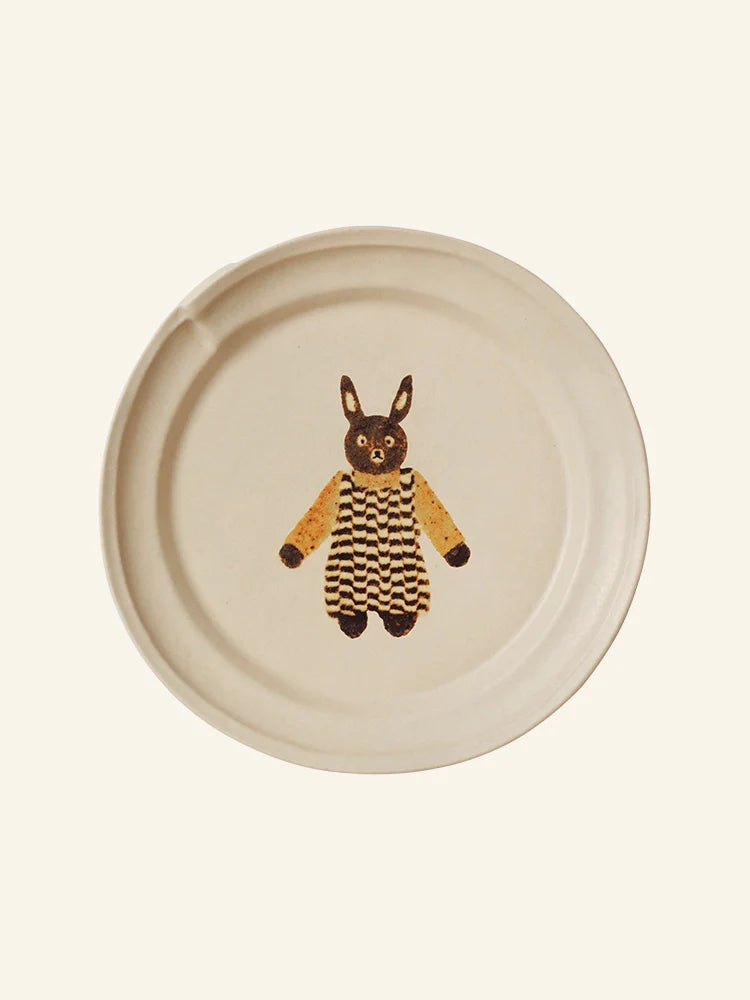 Animal Friends Ceramic Plate - TRLab Shop