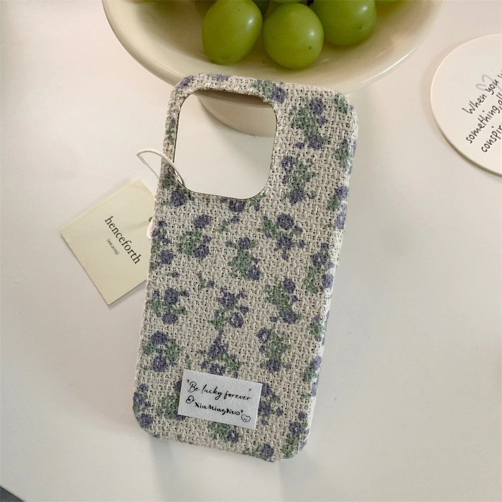 Flax Purple Floral Phone Case - TRLab Shop