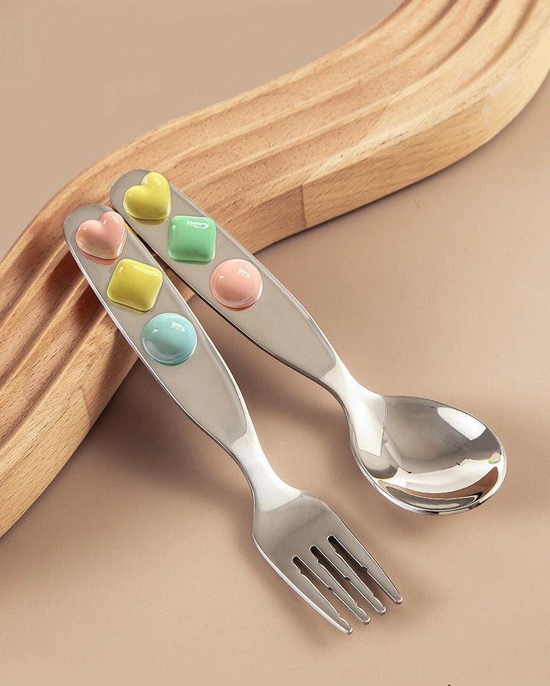 Jelly Jade Stainless Steel Spoon & Fork - TRLab Shop
