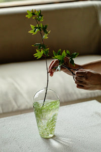 Spring Wildness Glass vase