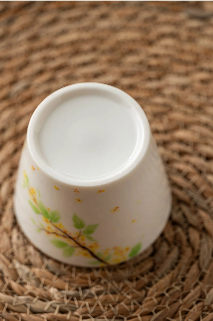 Osmanthus & Persimmons Ceramic Tumbler
