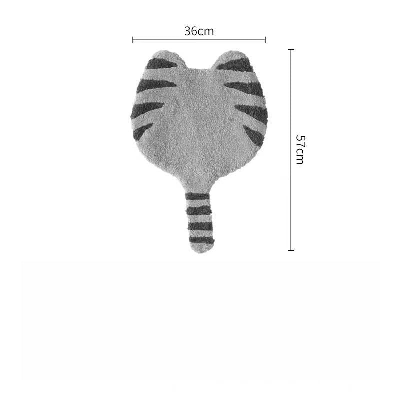 Cat Patterns Flocked Seat Cushion