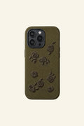 Olive Rose Embroidered Phone Case