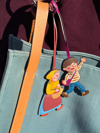 Magic Puppet Town 3D Leather Charm