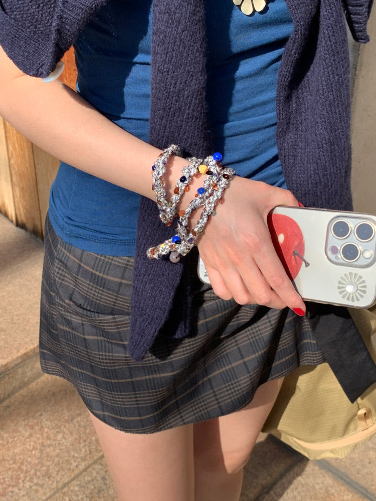 Vibrant Color Dot Twist Phone Strap - TRLab Shop