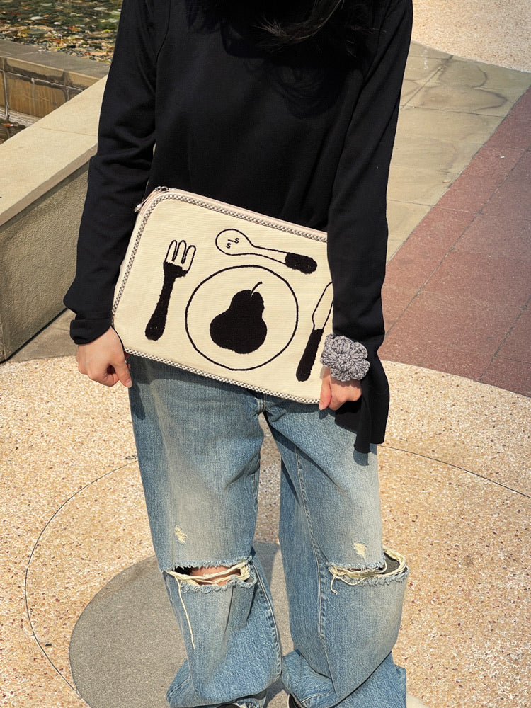 Pear Placemat Laptop Messenger Bag - TRLab Shop