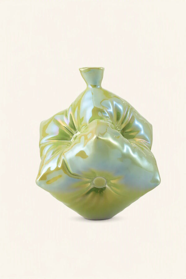 Ceramic Art Dice Pillow Vase