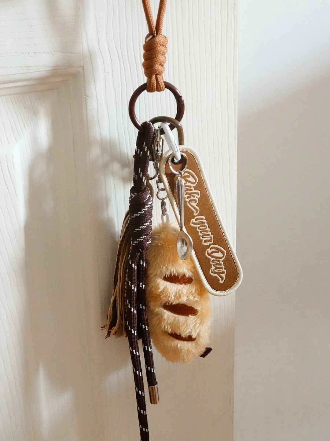 Plush Bread Keychain & Phone Charm