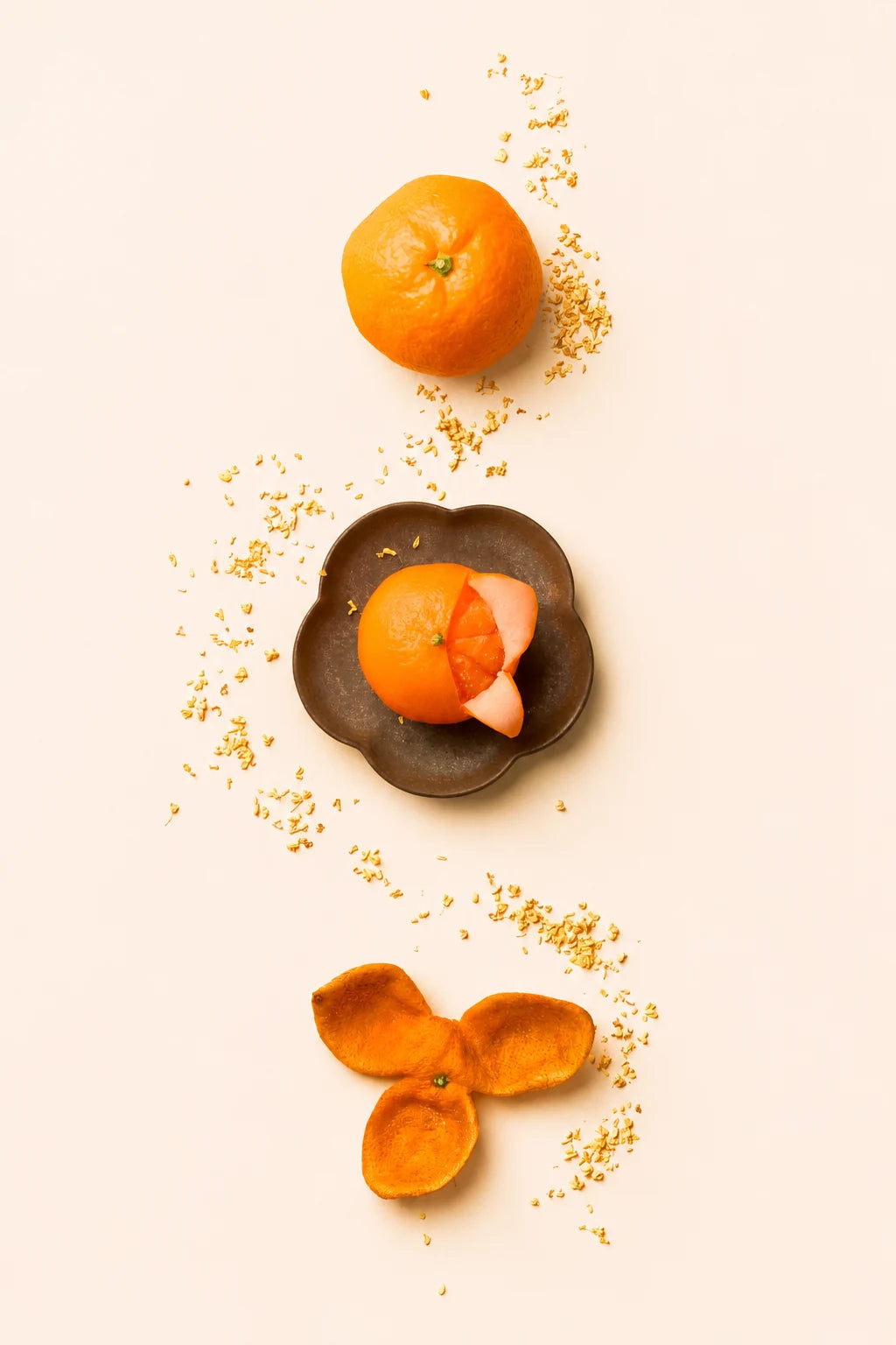 Dried Tangerine Peel Scented Sculptural Wax