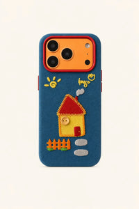 Embroidered House Phone Case