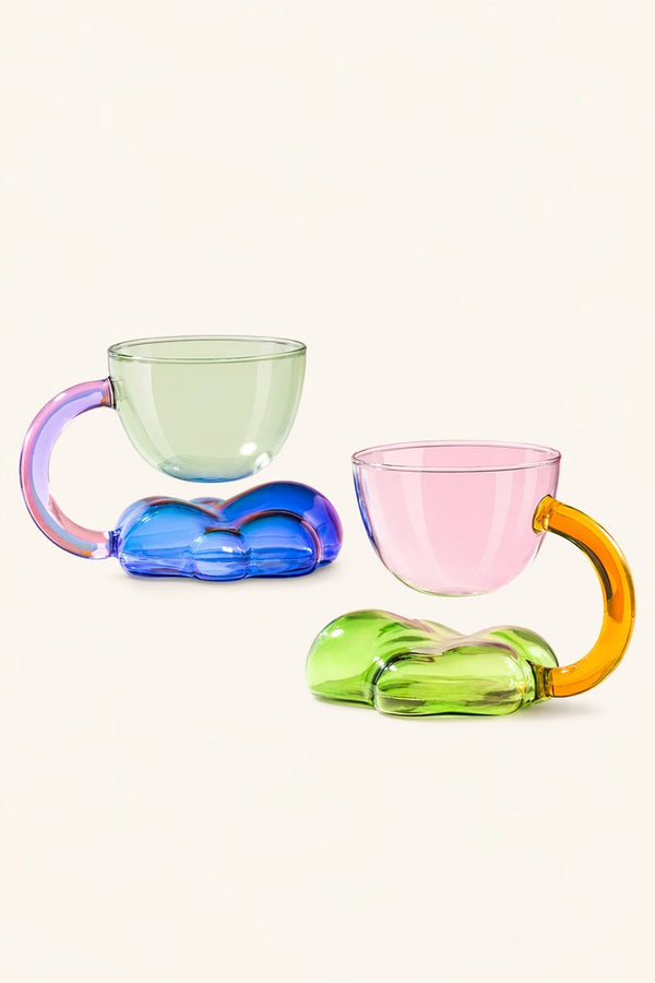 Floating Cloud Glass Coffee Cup