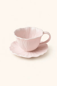 Floral Ceramic Cup & Saucer Set