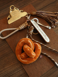 Plush Bread Keychain & Phone Charm