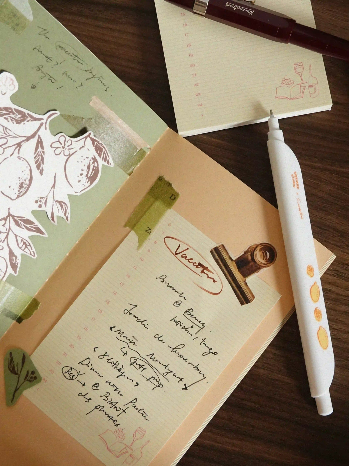 Traveler's Notebook Inserts Leisure Days - TRLab Shop