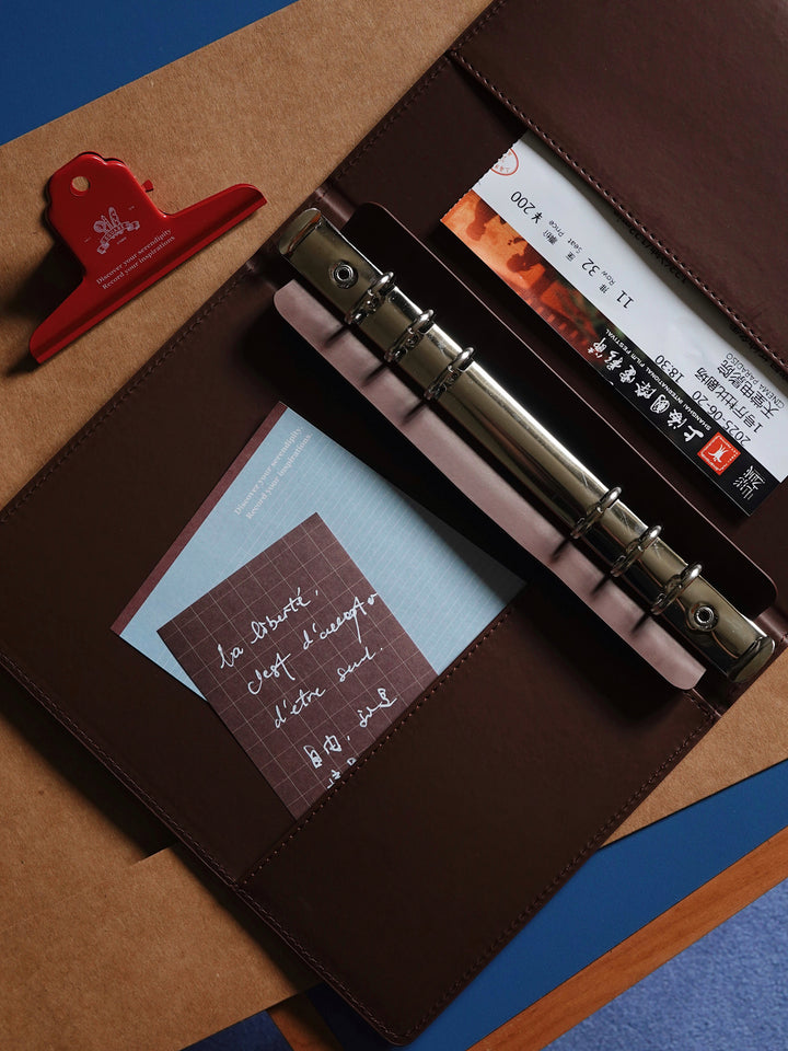Book Journal & Film Journal A5 Flex Refillable Notebook