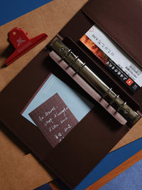 Book Journal & Film Journal A5 Flex Refillable Notebook