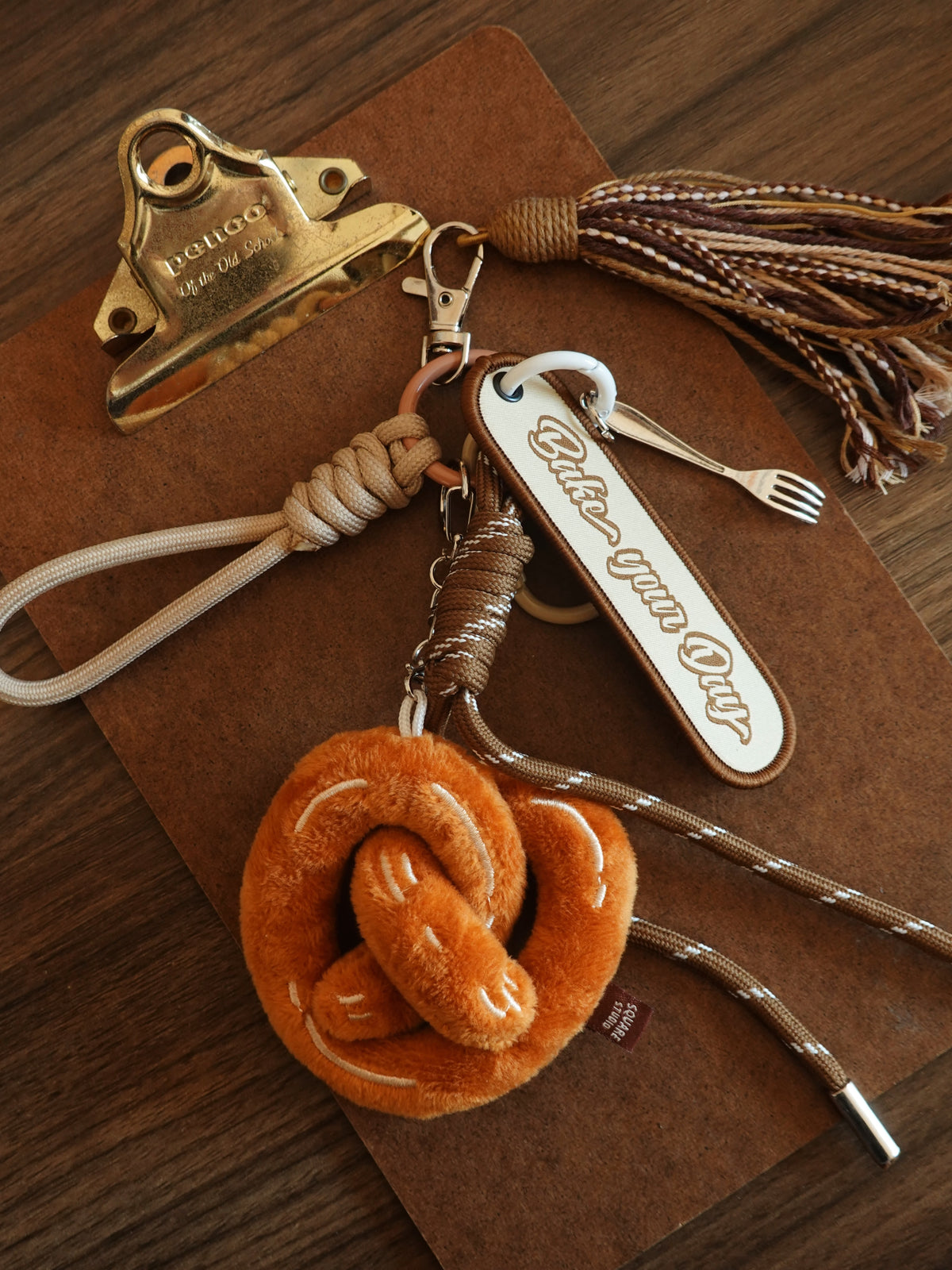 Plush Bread Keychain & Phone Charm - TRLab Shop