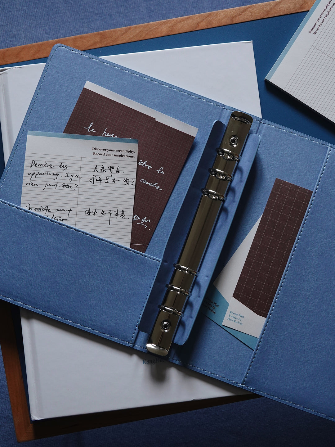 Book Journal & Film Journal A5 Flex Refillable Notebook