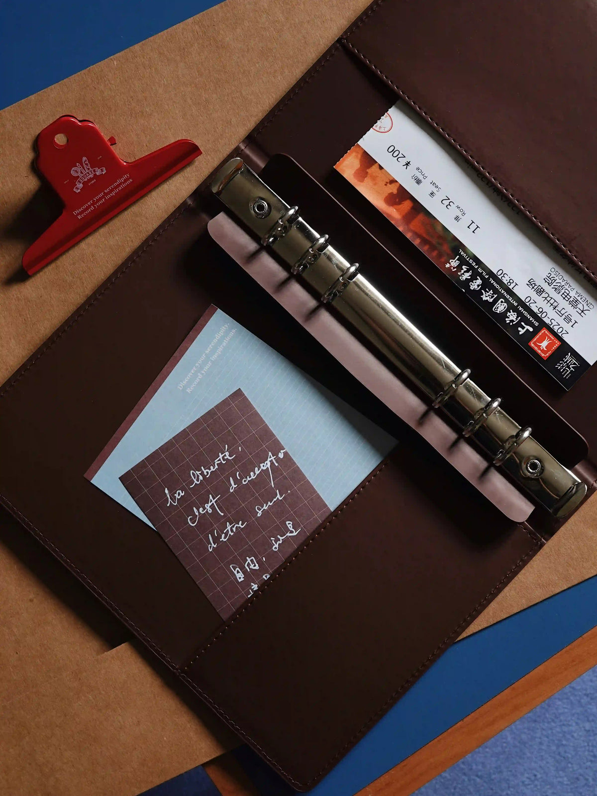 Book Journal & Film Journal A5 Flex Refillable Notebook - TRLab Shop