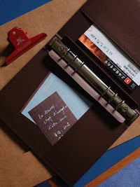 Book Journal & Film Journal A5 Flex Refillable Notebook