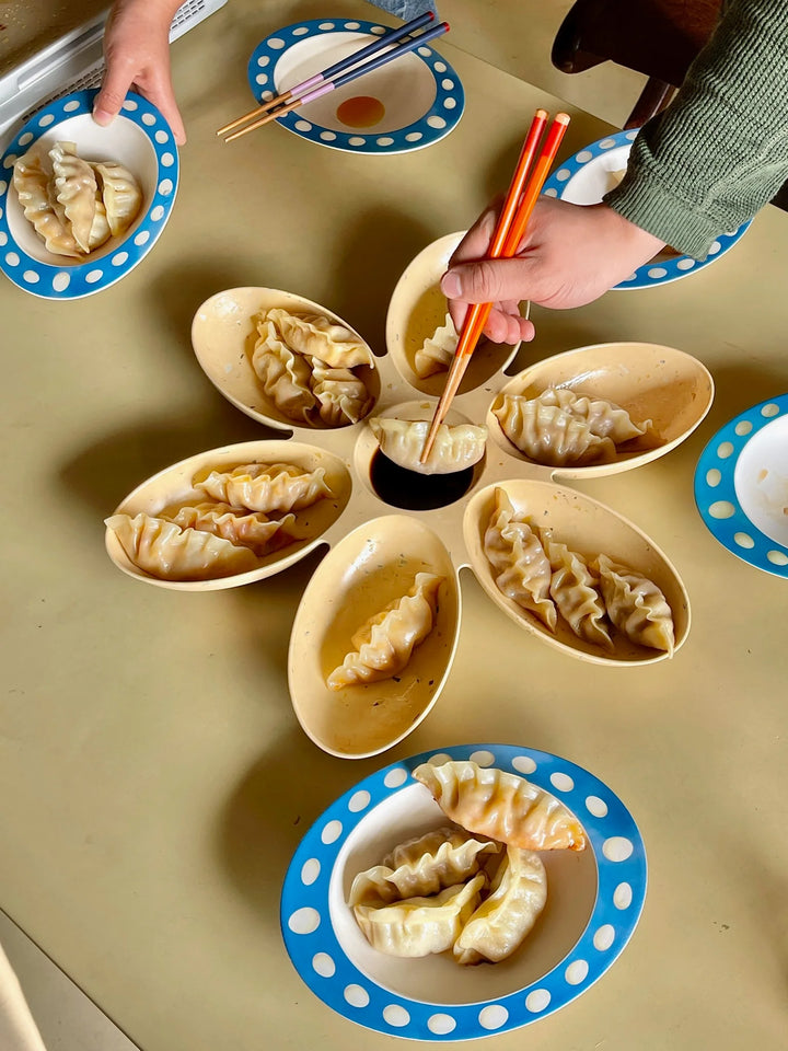 Oval Egg Bamboo Fiber Bowl