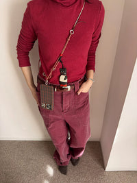 Black Cat Adjustable Crossbody Strap