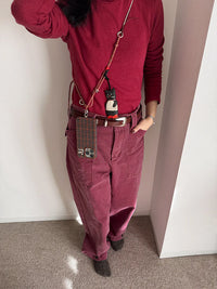 Black Cat Adjustable Crossbody Strap