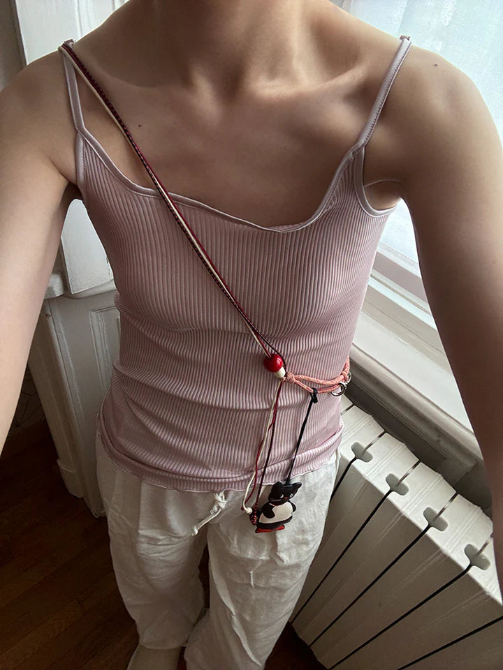 Black Cat Adjustable Crossbody Strap