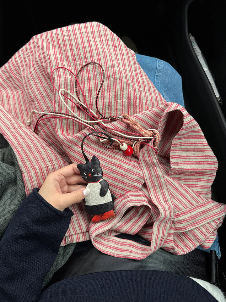 Black Cat Adjustable Crossbody Strap