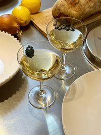 Linear Fruit Tinted Glass Wine Goblet - TRLab Shop