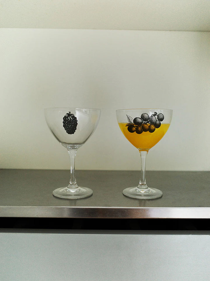 Linear Fruit Tinted Glass Wine Goblet - TRLab Shop