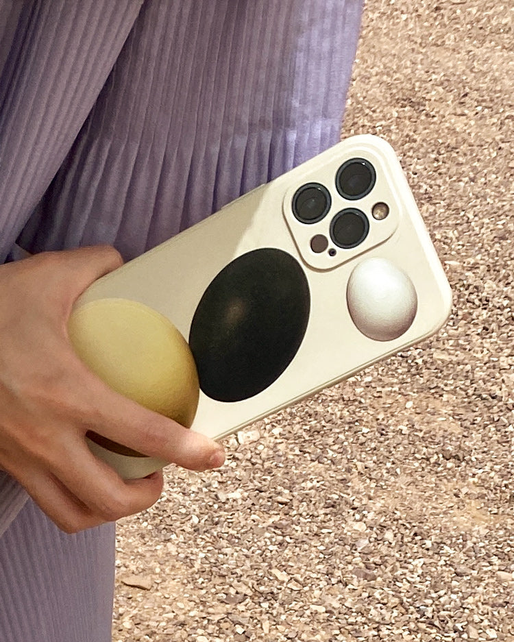 Black & White Egg Phone Case - TRLab Shop