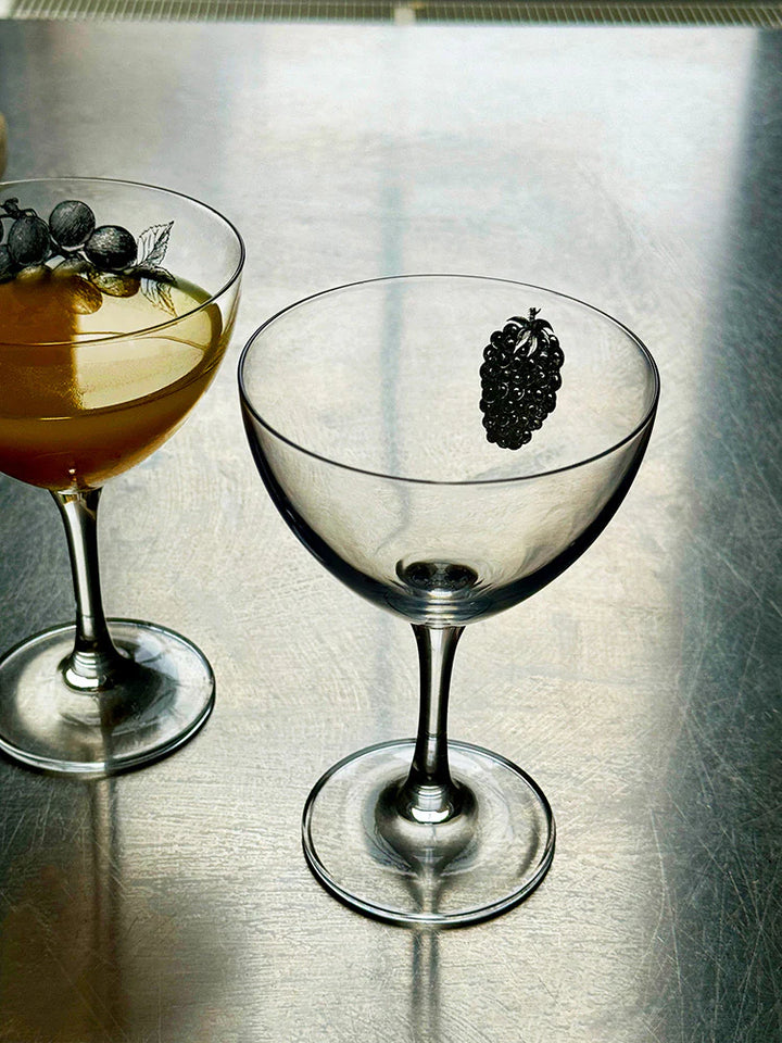 Linear Fruit Tinted Glass Wine Goblet - TRLab Shop