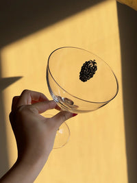 Linear Fruit Tinted Glass Wine Goblet - TRLab Shop
