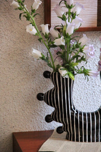 Ceramic U-Shaped Vase