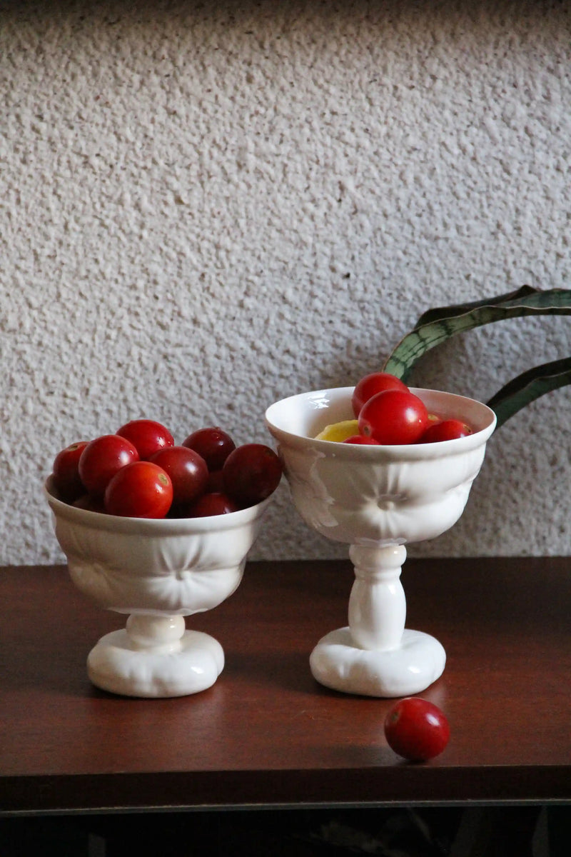 Ceramic Goblet and Footed Pillow Bowl - TRLab Shop