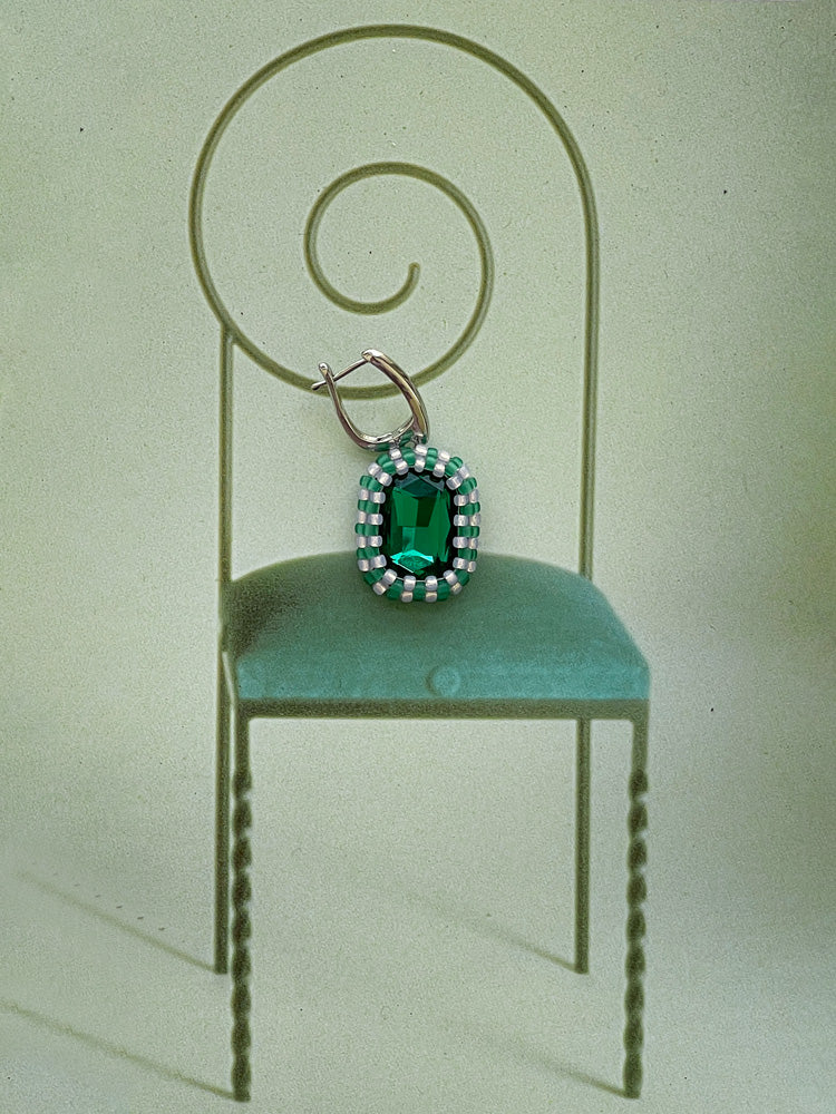 Beaded Gem Earrings - TRLab Shop